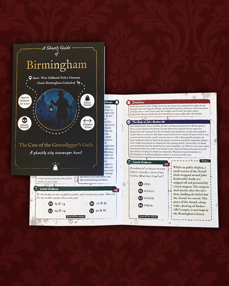 Birmingham City Scavenger Hunt, inside