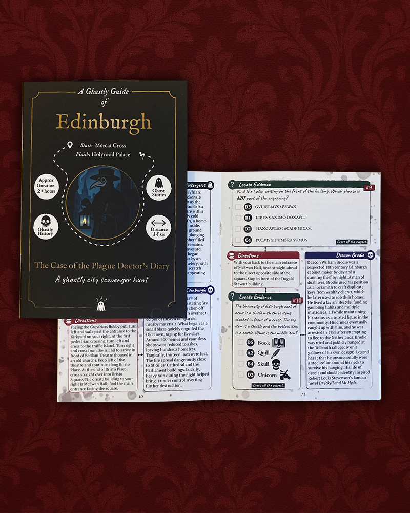 Edinburgh City Scavenger Hunt, inside